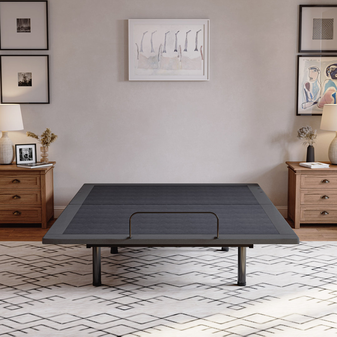 12" Adjustable Bed with Massage, Wireless Remote, and Underbed Lighting Wade Logan® 