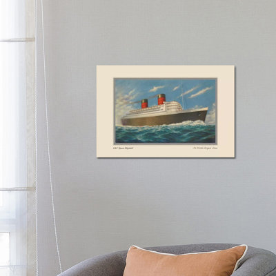 Vintage Cruise II by Unknown Artist - Wrapped Canvas Painting