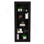 Andina Bookcase, Vertical Design, Five Shelves -Black