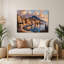 Cities Naples Italy Beige Metal Wall Art-727345322