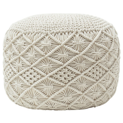 Bejan Cotton Pouf Ottoman