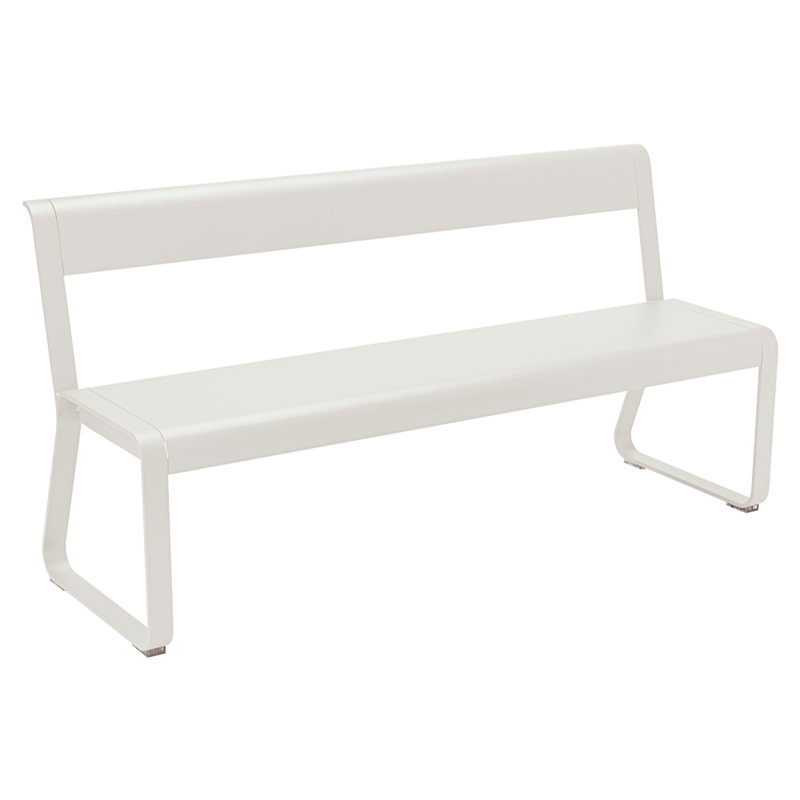 Bellevie Outdoor Bench, Clay Gray