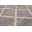 Tapis gris en laine touffeté à la main Sedgemoor