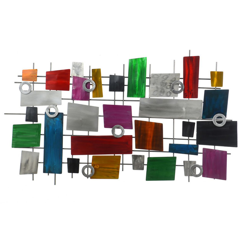 Handmade Wall Art - Geometric - 47" x 28"