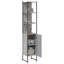 Bathroom Cabinet Brown Oak 33X33x185.5 Cm Engineered Wood-1812149164