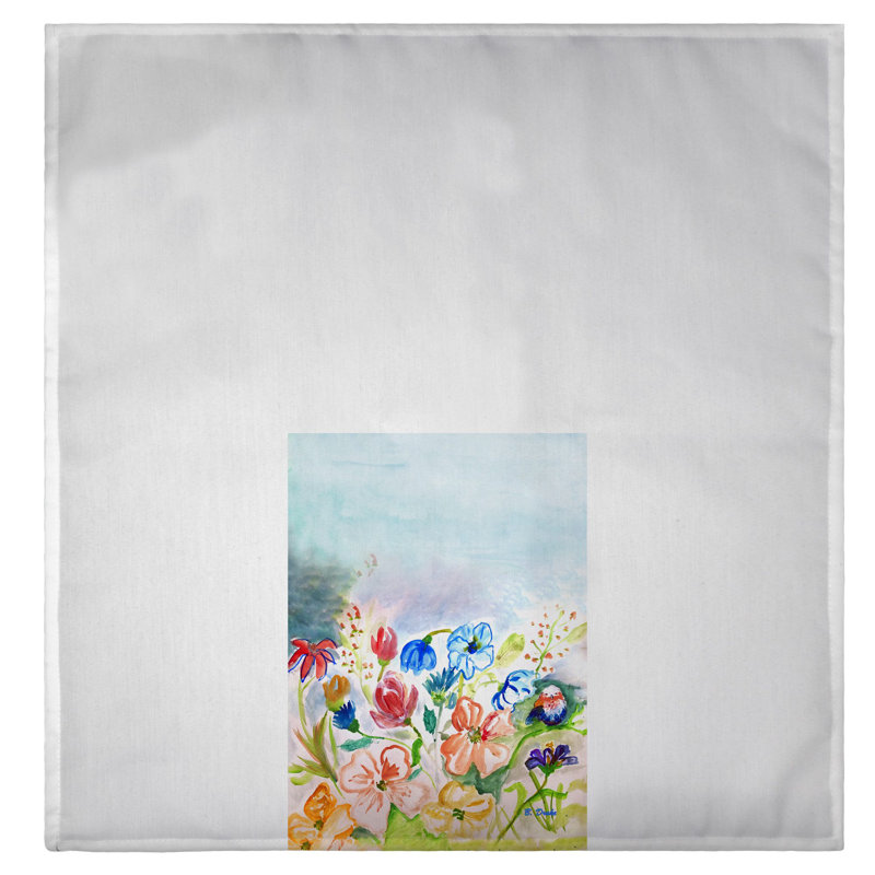 Colorful Flowers Guest Towel