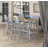 Travira Rectangular Tekwood Outdoor Bar Table-846330693