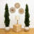 4ft. Artificial Topiary Cedar Tree UV Resistant (Indoor/Outdoor) - Set of 2-2145411028