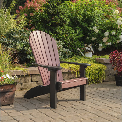 Chaise Adirondack en plastique Aatikah