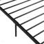Structure de lit plateforme en métal avec prises, ports USB et support à lattes, aucun sommier nécessaire-2049260472-2049260474