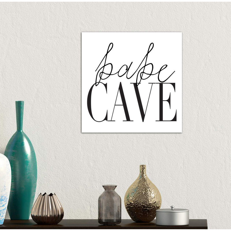 Babe Cave I - Wrapped Canvas Print, 45.72 cm H x 45.72 cm W x 1.91 cm D