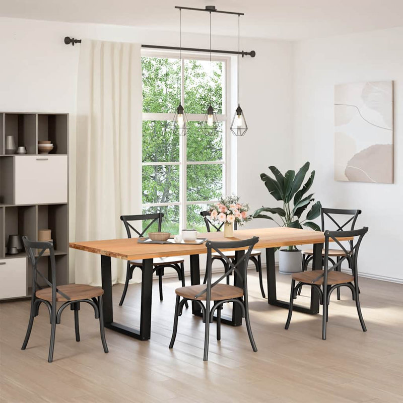 Table Leg, Black, 73.3cm H x 90cm W