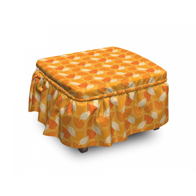 Housse pour repose-pieds nature du feuillage
