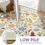 Tapis d'intérieur rose / vert / bleu / beige lavable à la machine avec envers antidérapant Aura-936442269