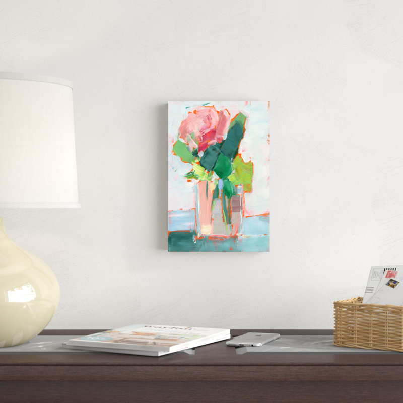 Fleurs coupées II, H 12 po x l 8 po x P 1,25 po