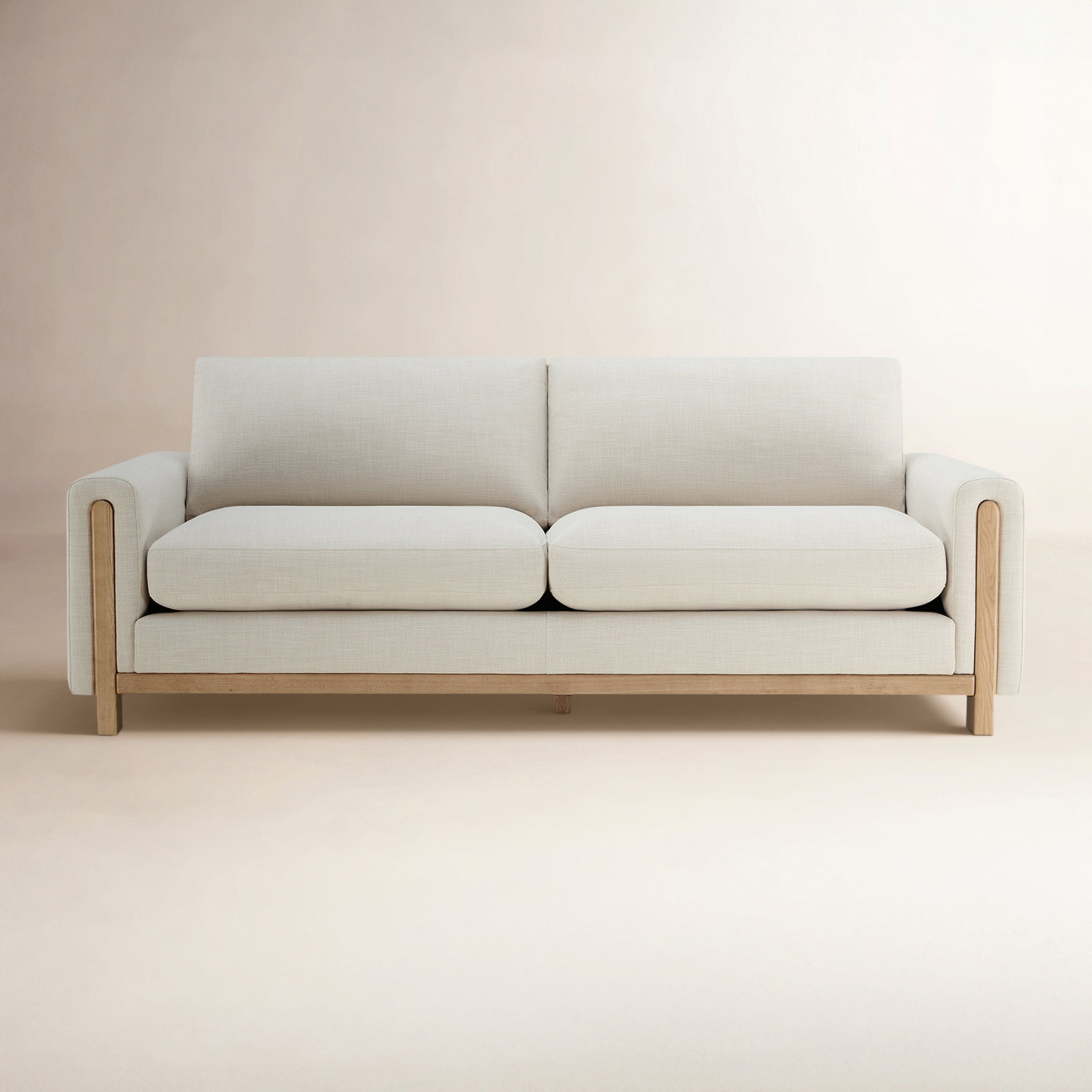 Adika 88" Upholstered Sofa, Walnut