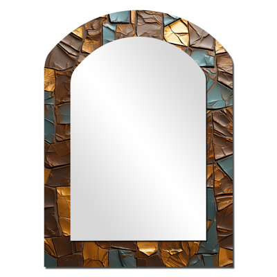 Tree Illusions Fantasy - Modern Arch Wall Mirror