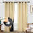 Oakridge Blackout Soundproof Linen Textured Curtain Single Panel-840285226-840285206