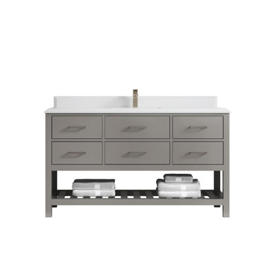 Ensemble de meuble-lavabo simple l 60 po x P 22 po x H 36 po Parker