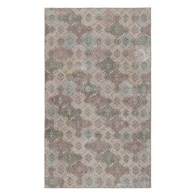One-of-a-Kind 4'7" X 7'11" 1960s Wool Area Rug