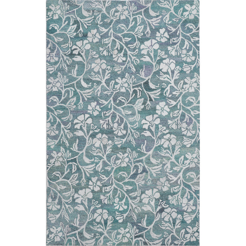 Camellia Hand Tufted Indoor/Outdoor Rug, Rectangle 5' x 8'