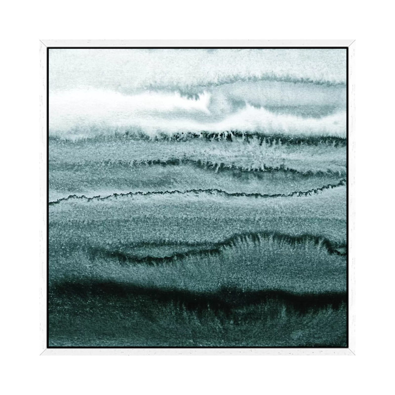 Within The Tides Greenland by Monika Strigel - Print on Canvas, 45.72cm H x 45.72cm W x 3.81cm D, White Framed
