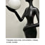 Ornement de lampe de plancher Nordic