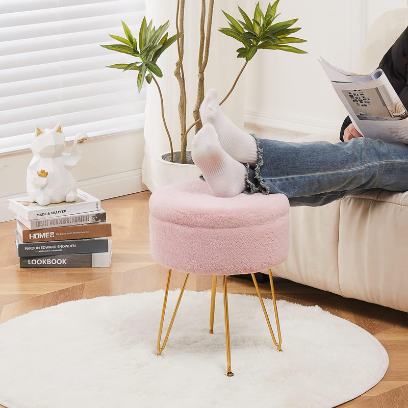 Fauteuil de coiffeuse, Rose