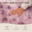 Aspire Homeware Lilac Shaggy Area Rug Soft Modern Indoor Carpet-565795688