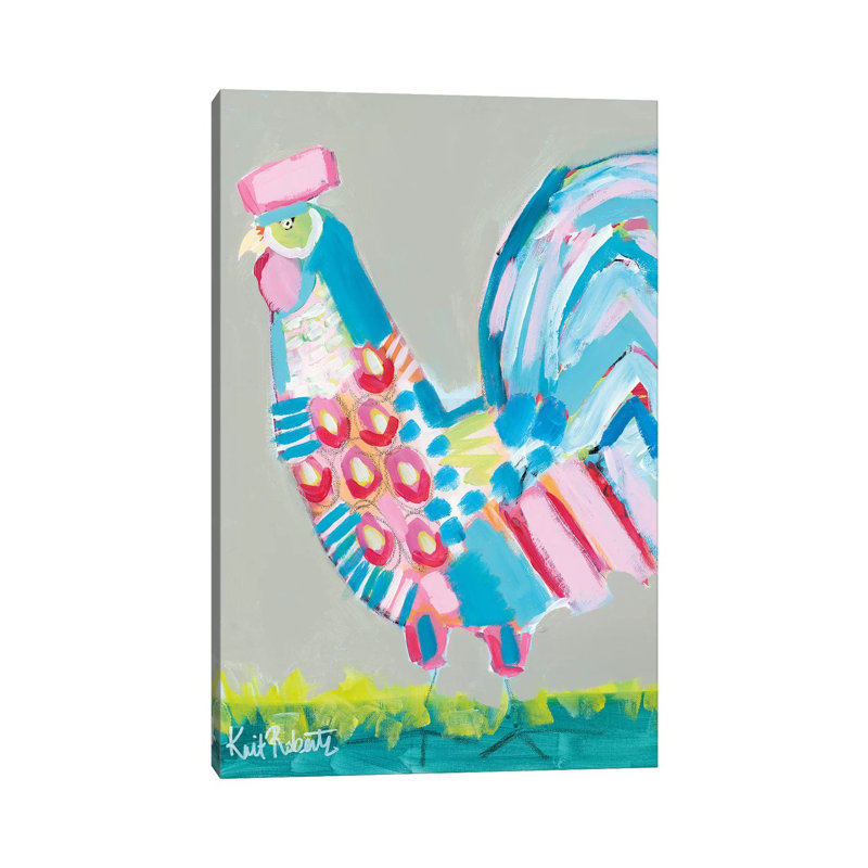 General Tso by Kait Roberts - Wrapped Canvas Painting, 20.32 cm H x 30.48 cm W