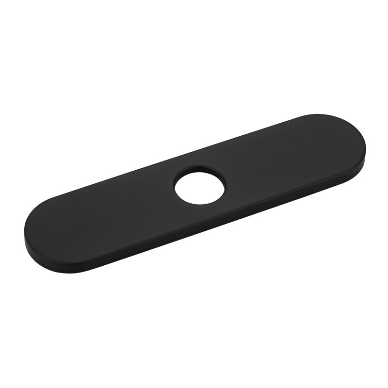 10 po Plaque de pont pour évier de cuisine en acier inoxydable, Noir mat