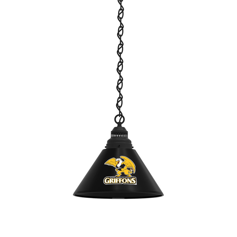 1 - Light Single Pendant, Black, Colorado Buffaloes