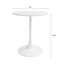 Table de salle à manger ronde de 24 po pour l'intérieur ou le patio avec plateau en acier et chaises pi-64078849