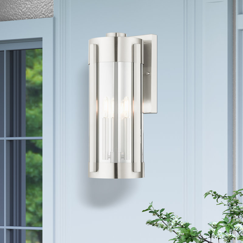 Adia Stainless Steel Wall Light, Brushed Nickel
