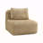 Armless Sofa W/Pillow Flannelette Fabric-Light Camel