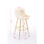Ensemble de 30 tabourets de bar 30 po avec tabouret de comptoir en velours chromé