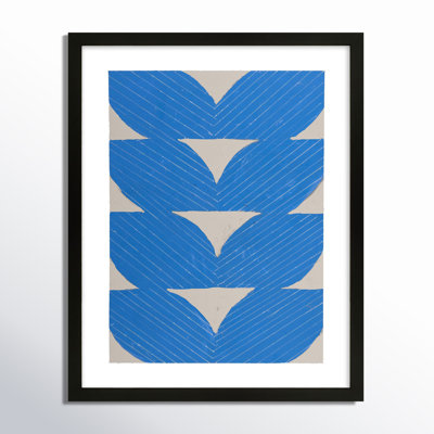 Blue Chevron "Blue Chevron" Painting