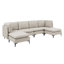 Canapé modulaire réversible avec repose-pieds Cheryal-1973755291