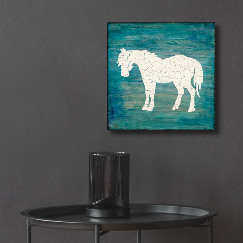 «Farm Horse» par Lightbox Journal, H 12 po x l 12 po x P 0,13 po
