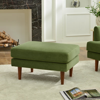 Miller Linen Ottoman