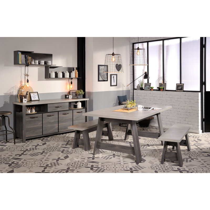 Larimore Solid Wood Base Dining Table