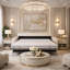 Canapé-lit en cuir avec matelas en mousse de 81 po Nestella, canapé-lit en cuir avec matelas en mousse pour le salon-400529635-400529634