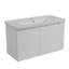 Meuble-lavabo moderne 36 "avec tablettes ouvertes