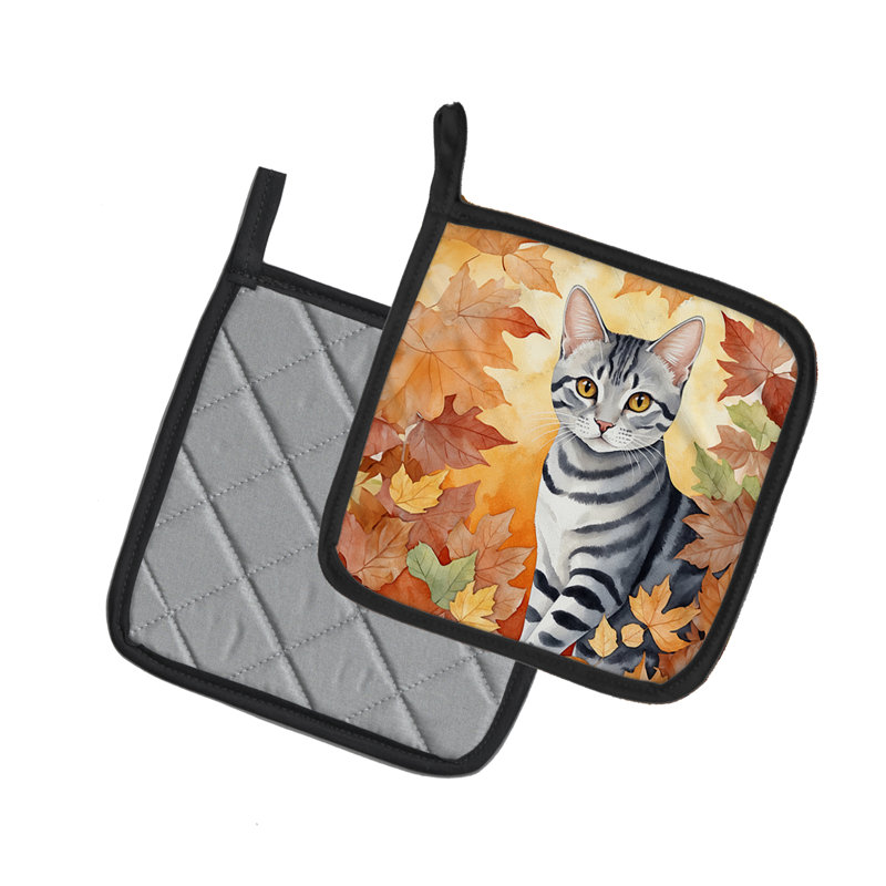 Paire de supports à casseroles American Shorthair