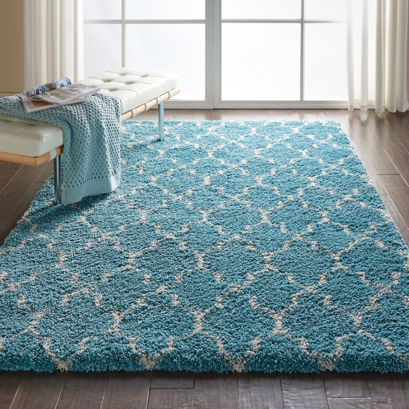 Tapis marocain à poils longs Sigrid, Rectangle 5 pi 3 po x 7 pi 5 po