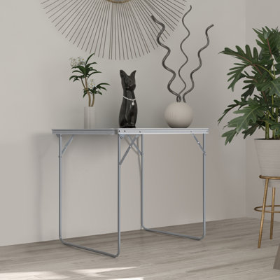 Table pliante pour l'extérieur gris