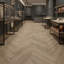 Planches en vinyle Blues Herringbone SPC - 29,5 po x 5,9 po - chêne royal-127424953
