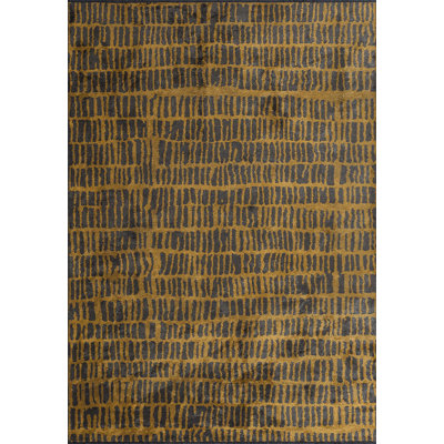 Tapis contemporain à motifs abstraits rectangulaires