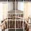 King Size Faux Fur Comforter , Brown