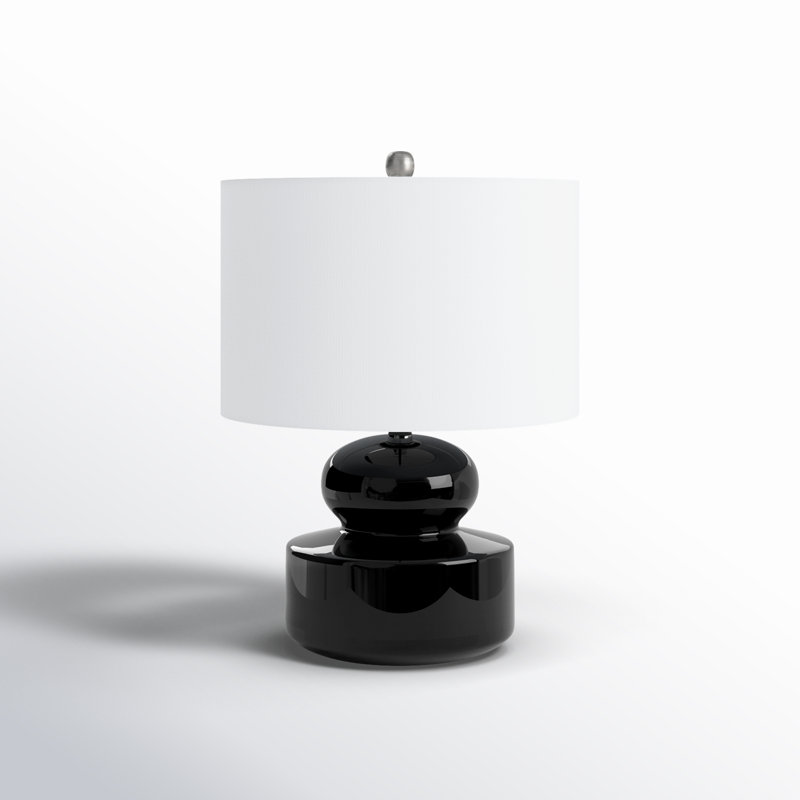 Lampe de table noire 20,5 po Priebe